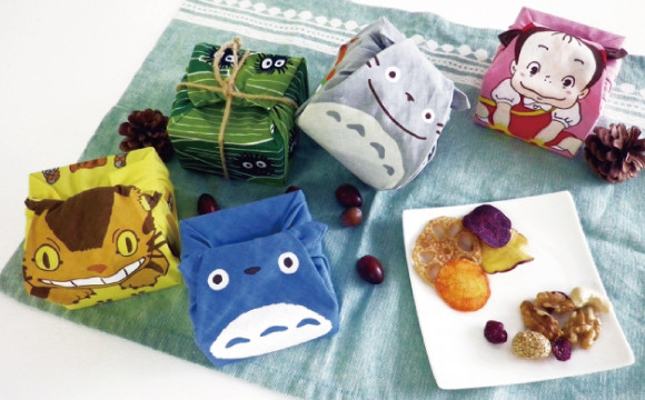 摺疊變身成龍貓♪「橡子共和國」與かまわぬ（Kamawanu）「まめぐい（MAMEGUI）」合作商品發售！ 吉卜力工作室、