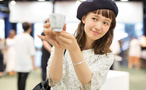 和柴田紗希一起去「在BASE找到Instagram上相容器展」 柴田紗希、