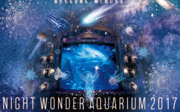 新江之島水族館體驗夜晚的水族館♪ ENOSUI“Night Wonder Aquarium 2017” 夜、