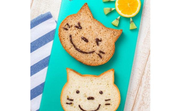 貓咪造型土司的新花樣!散發胚芽香「彩色貓土司」 土司、貓、可愛、