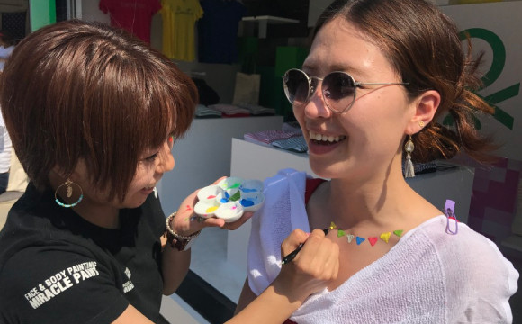 原宿竹下通的常態免費彩繪體驗活動「原宿彩繪in 2017・夏」開跑 竹下通、