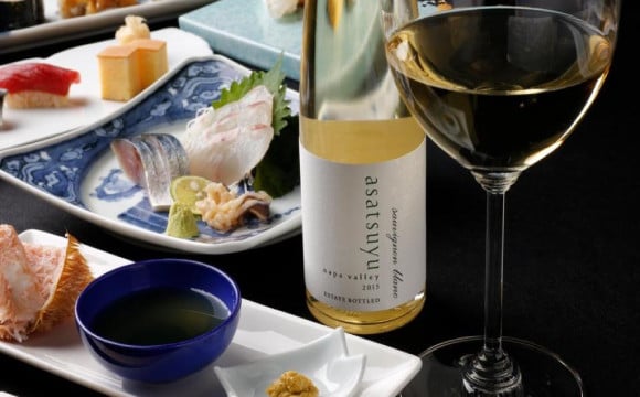 享受壽司＆全美No.1的白酒『asatsuyu』的絕妙搭配 神樂坂「鮨 凜」 壽司、白酒、神樂坂、