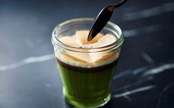 Morozoff推出的”京之奢華抹茶布丁”新發售 布丁、