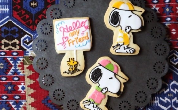 中目黑「PEANUTS Cafe」 製作史奴比糖霜餅乾的活動開跑囉 中目黑、史努比、