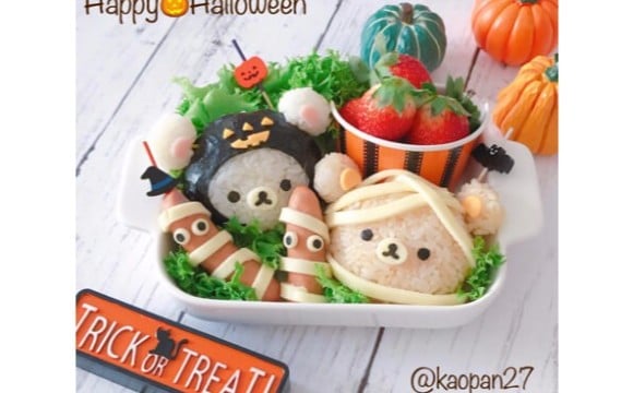超簡單！非“角色便當”的“角色餐”食譜大公開！這次的料理是“拉拉熊變身萬聖節餐點” 拉拉熊、萬聖節、
