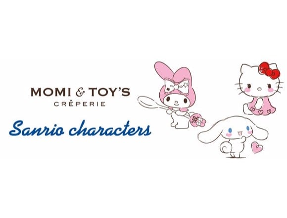 入口即化可麗餅MOMI&TOY’S與三麗鷗的人氣角色合作開始！ 可麗餅、大耳狗、美樂蒂、