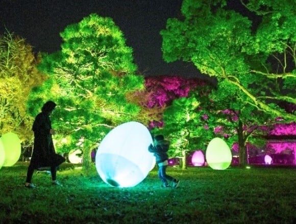 福岡城化身為超美藝術空間！teamLab「城址光之祭」 福岡、teamLab