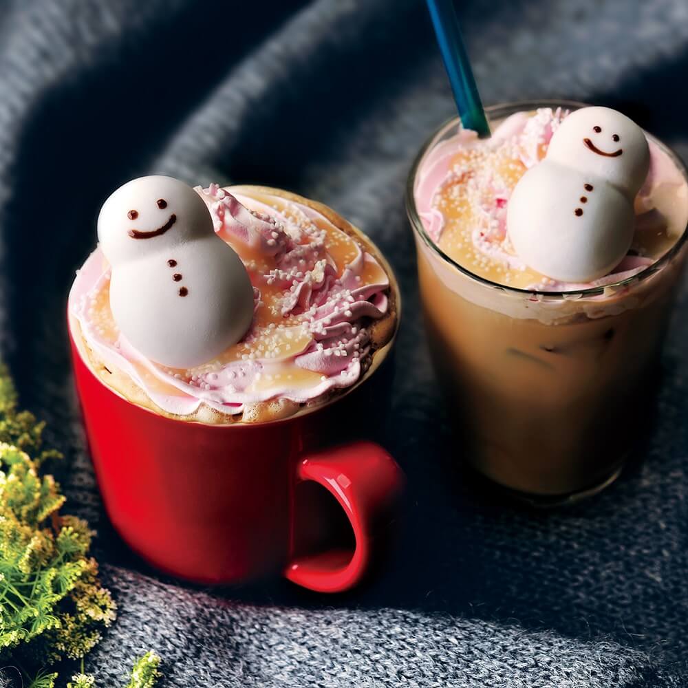 冬季限定！漂浮著棉花糖雪人的「TULLY’S Snowman Latte」 咖啡廳、