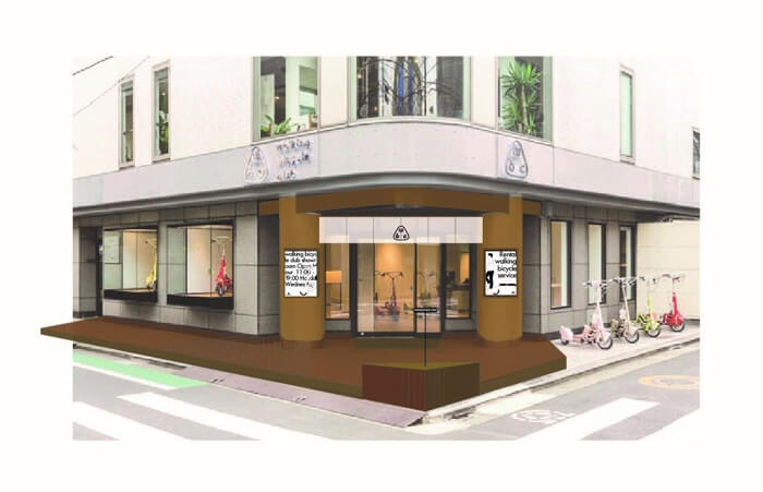 走路×交通工具「walking bicycle」表參道直營店全新開幕！出租服務同步開跑 在表參道、