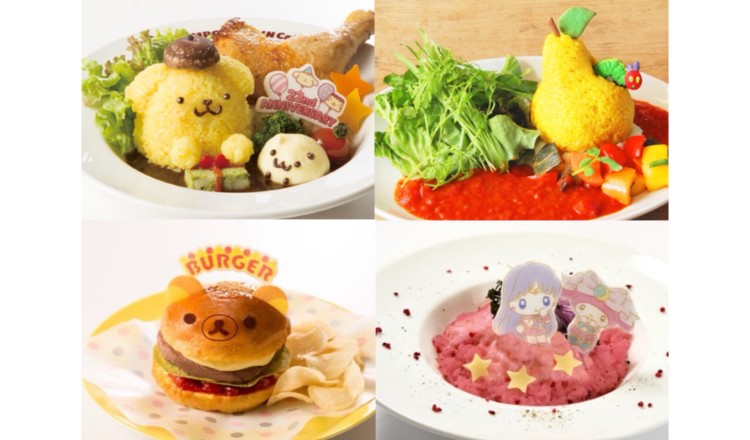 於2018年4月舉辦 人氣角色合作主題咖啡廳8選 三麗鷗角色、咖啡廳、好餓的毛毛蟲、布丁狗、愛麗絲夢遊仙境、懶懶熊、暖暖、美少女戰士、貓咪食堂、