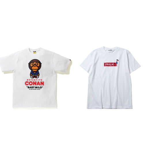 名偵探柯南的合作商品 將於ZOZOTOWN特設網站限定發售 A BATHING APE®、MILKFED.、ZOZOTOWN、名偵探柯南、