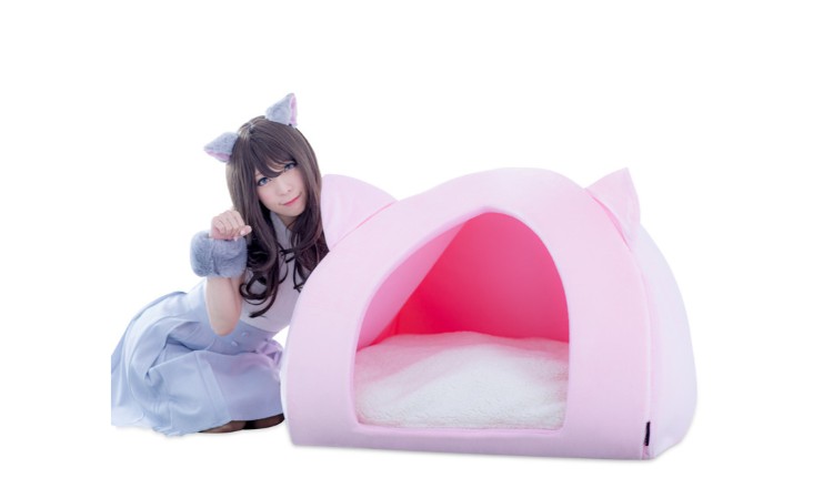 用貓咪的心情盡情放鬆「人類用的寵物窩」登場 貓咪、