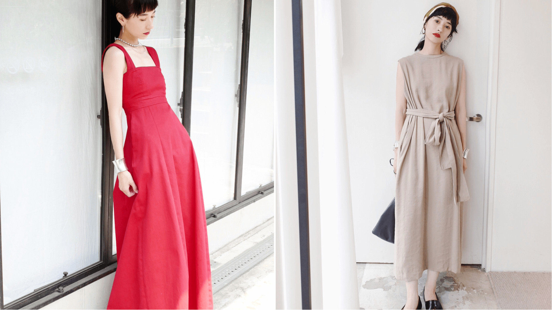 跟著松本惠奈這樣穿！善用配件讓極簡洋裝也能擁有多樣風格 