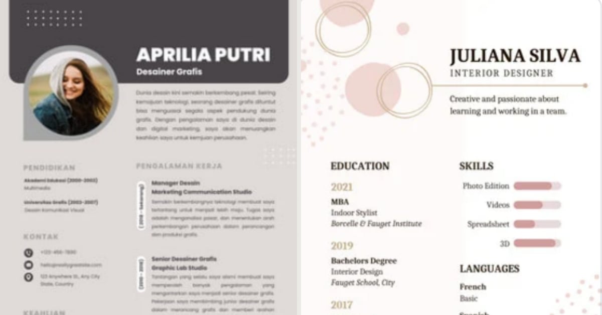 求職必備6款精選履歷模板！「Canva」版面設計豐富、「HimeLight」新手超適用 畢業季、履歷、應徵、求職、找工作