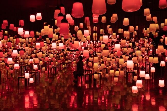 teamLab於佐賀・御船山樂園舉辦的藝術展 「秋」色登場 藝術、