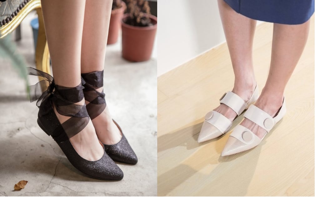 編輯秋日嚴選｜以明暗色調為題，4雙展現清雅女人味的平底鞋履 