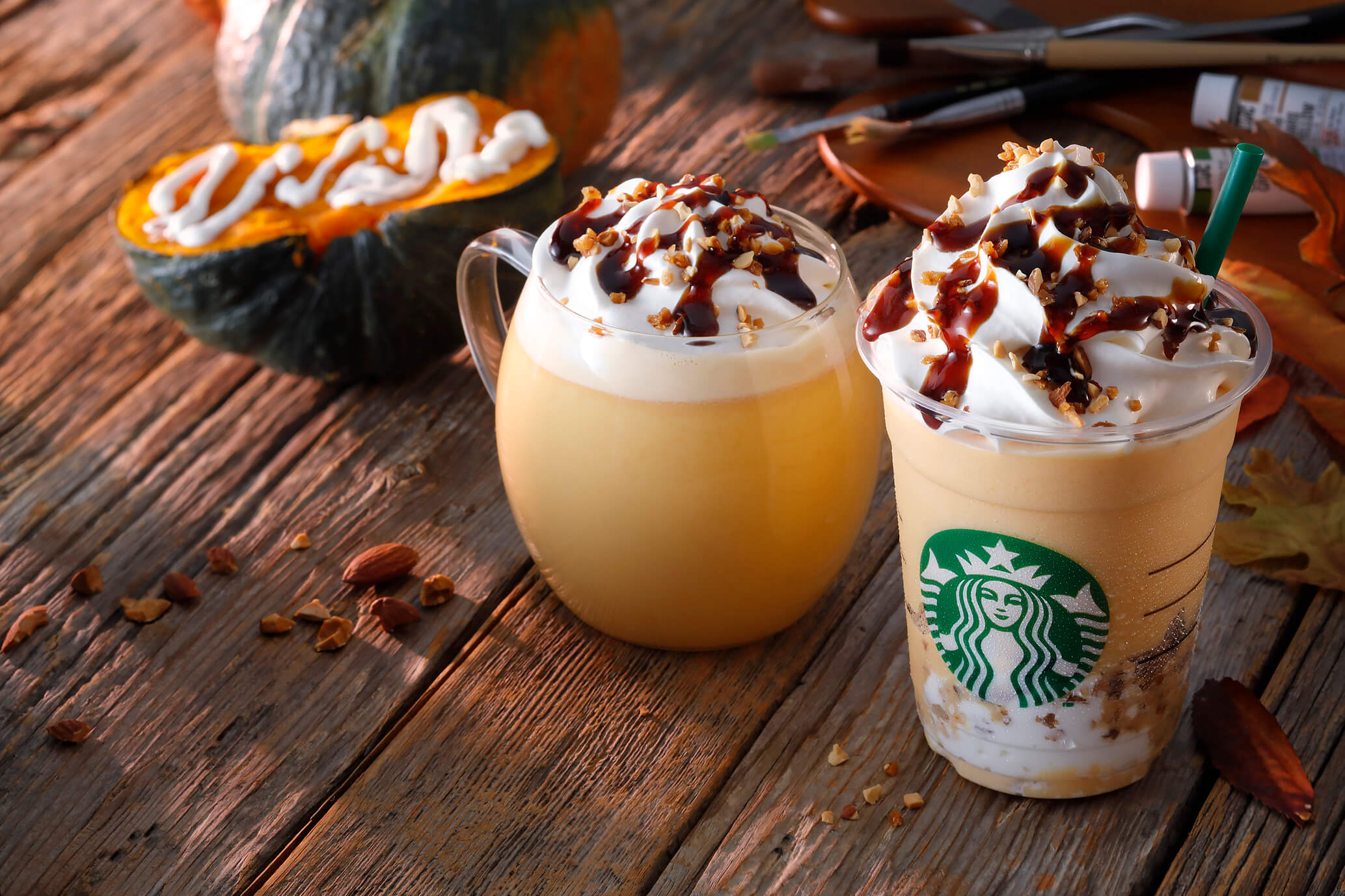 享受秋季風味的”Artful Autumn @ Starbucks®”系列 南瓜星冰樂登場 星巴克、