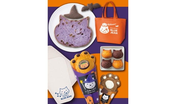 紫色貓咪麵包「萬聖節貓咪套餐」在大阪新阪急飯店發售 土司、在大阪、萬聖節、貓、