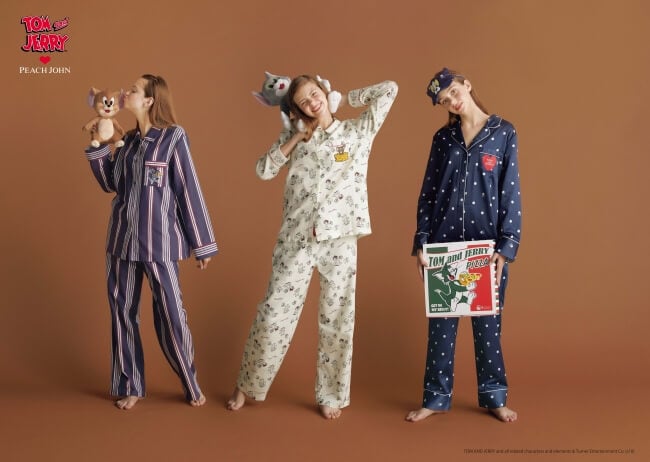PEACH JOHN與《湯姆貓與傑利鼠》限定聯名商品開始販售 Peach John_、湯姆貓與傑利鼠、