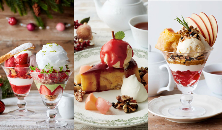 Afternoon Tea發售”蘋果很可愛”芭菲做法的聖誕蛋糕 甜點、聖誕節、