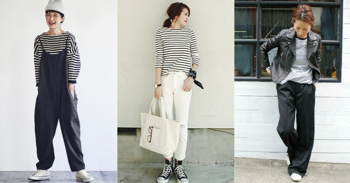 秋末冬初的造型提點！用「黑白條紋」展演渾然天成的低調品味 