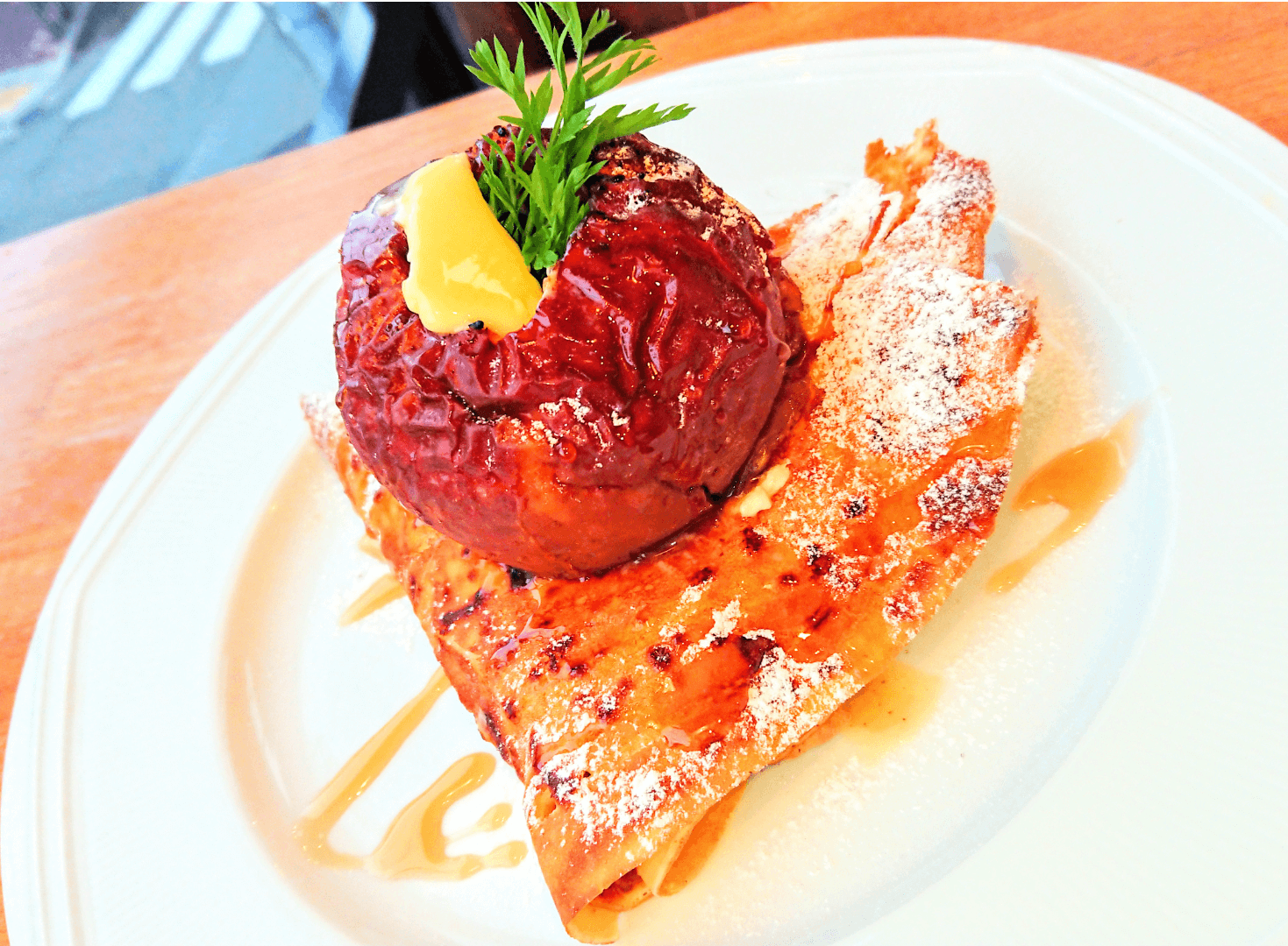 神戸人氣冰店「夙川櫻庵」 烤蘋果可麗餅登場 在神戸、甜點、