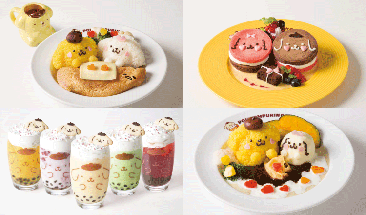 蛋黃哥與布丁狗咖啡廳聯名！情人節＆白色情人節餐點將於橫濱、名古屋販售 合作、布丁狗、情人節、白色情人節、蛋黃哥、