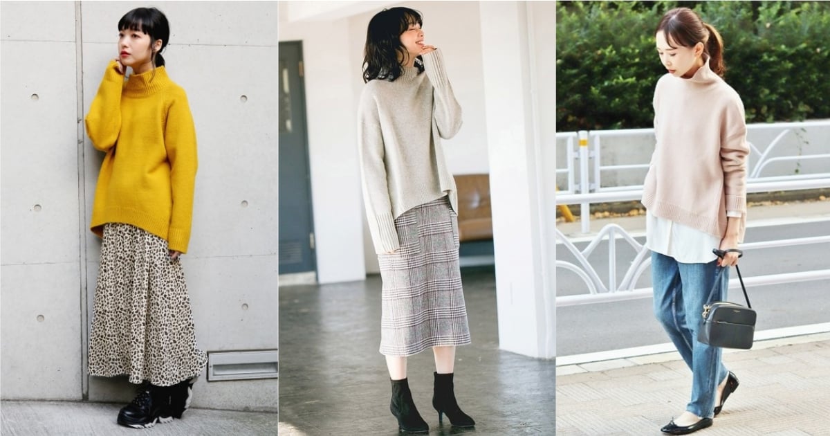 不穿外套的造型焦點靠這件！「立領式高領毛衣」就是暖冬的必備 