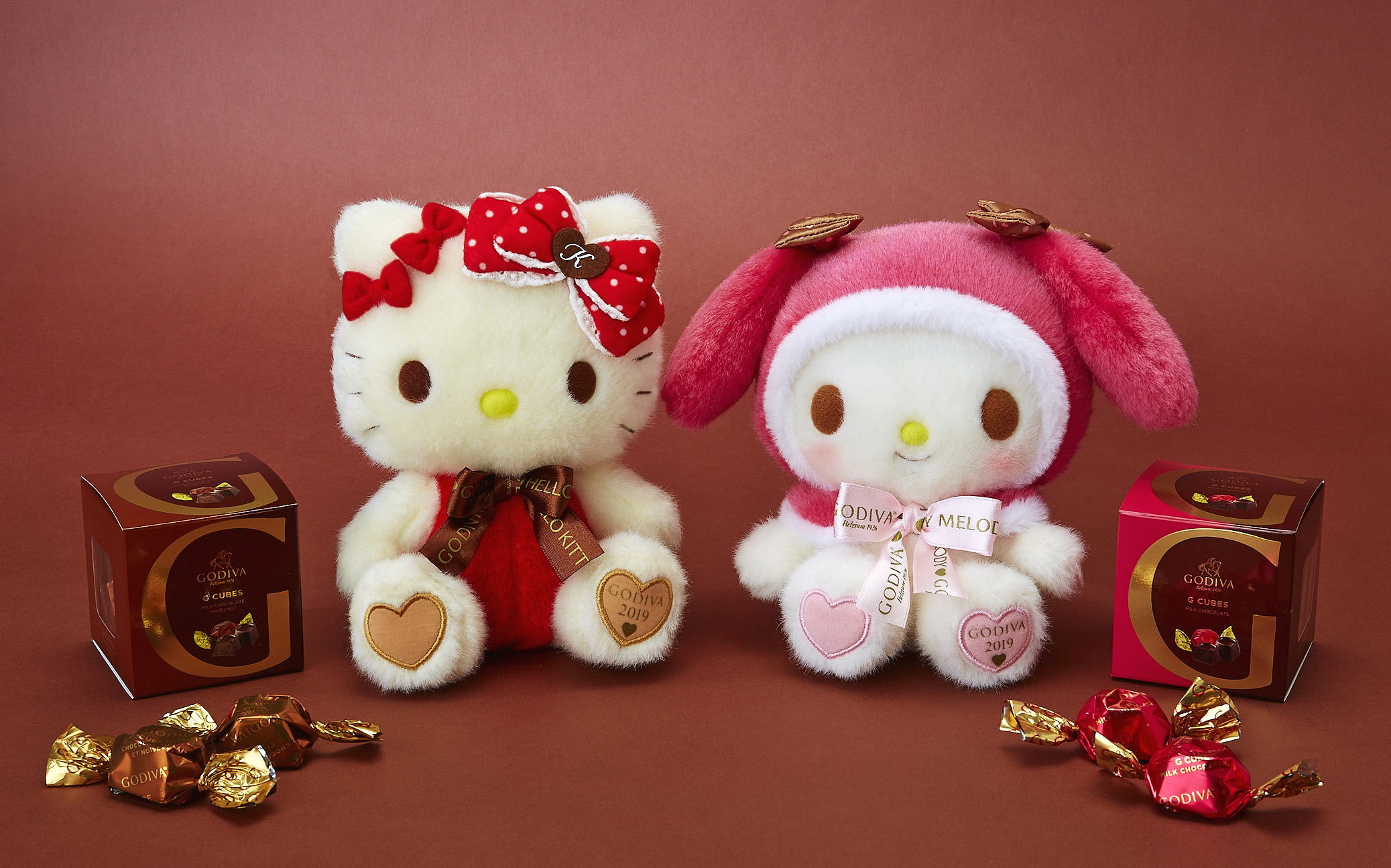 GODIVA將與Hello Kitty、美樂蒂合作特別贈禮 並於三麗鷗店舖限定發售 凱蒂猫、美樂蒂、