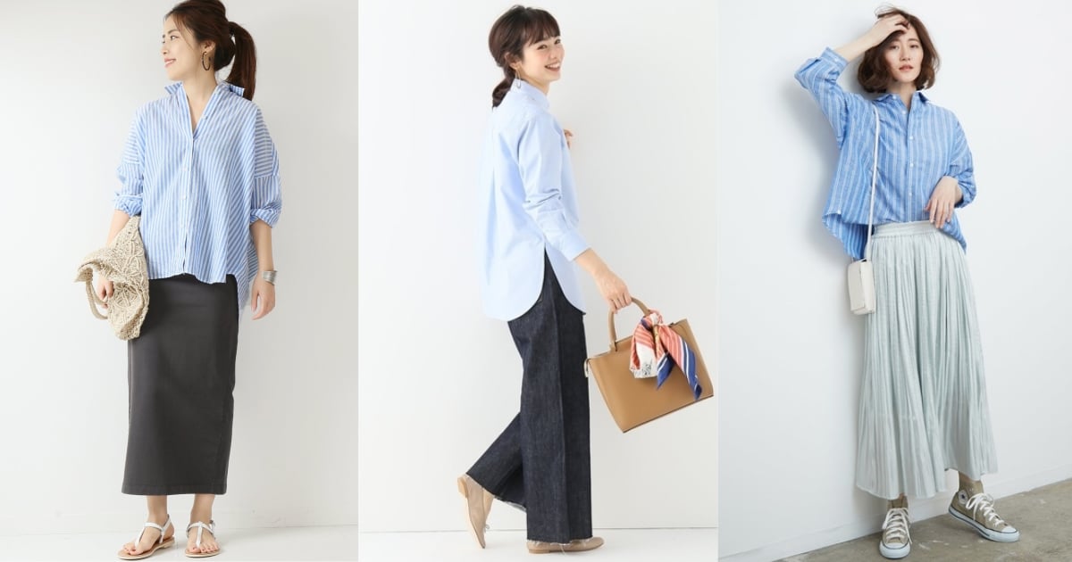 通勤女子必備的藍色襯衫！記住 5 項要點讓上班休假都穿出時髦氣息 