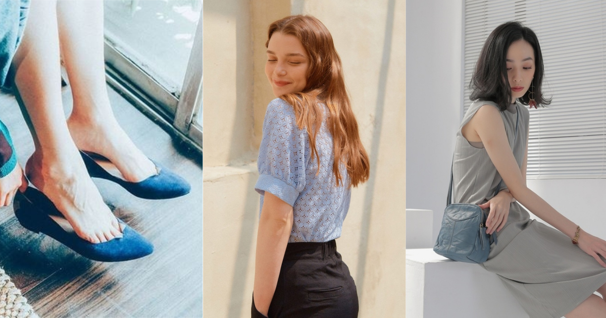 快換上盛夏的代表色！衣著配件就選用藍色單品表現夏日的清爽好感 