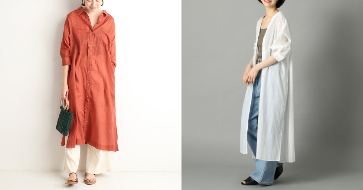 四季必備的高CP值單品！「長版襯衫」一件就能變化多個穿搭模樣 