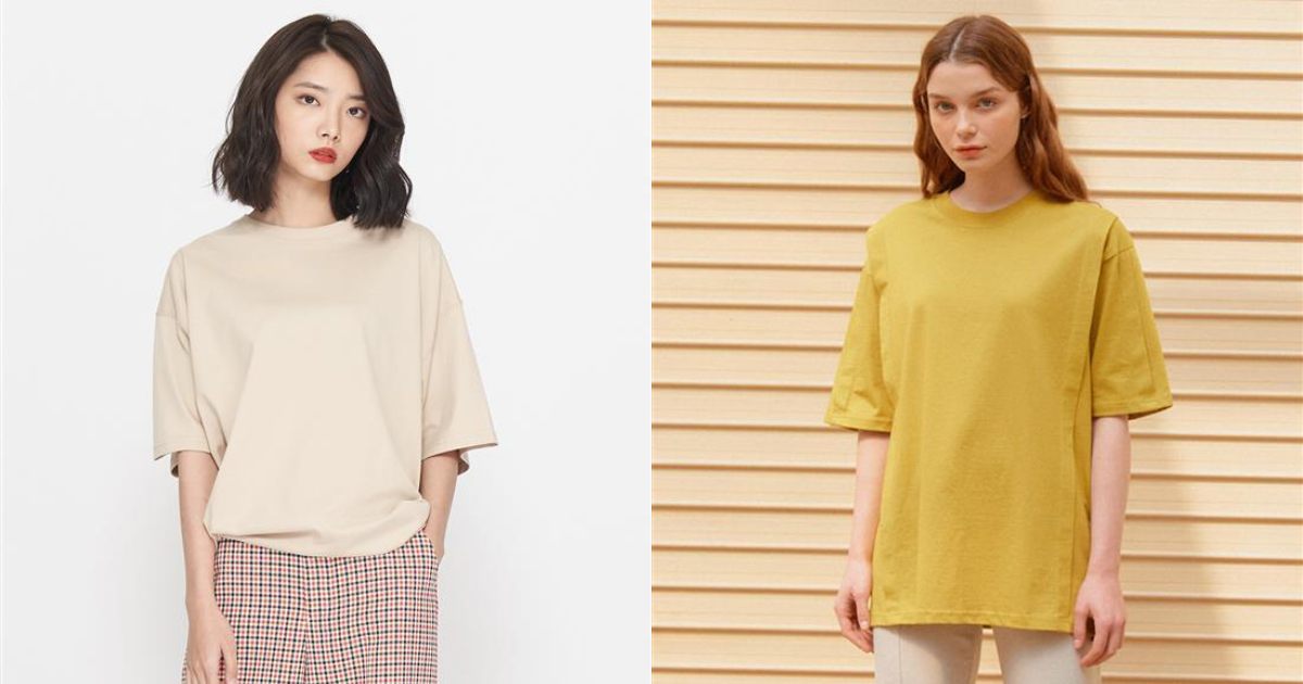 兼具舒適與街頭感的上衣必備款！落肩短袖 Tee 讓穿搭自然有造型 