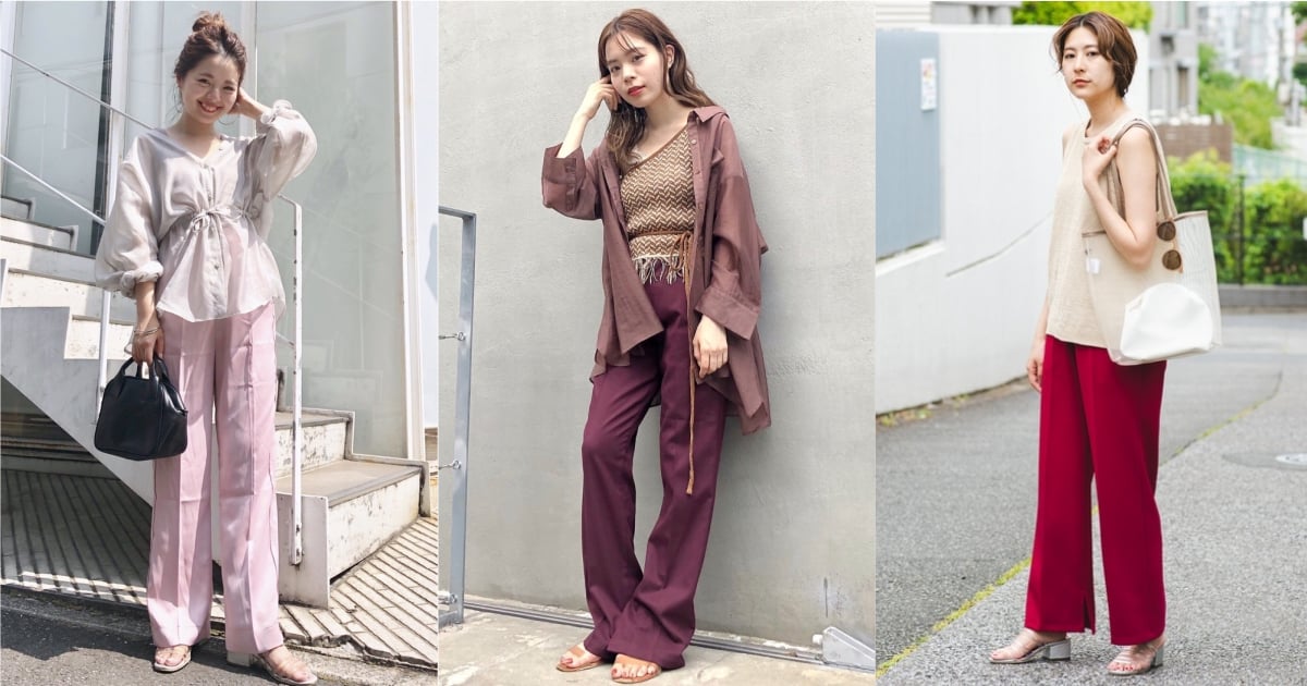 紅色元素就是接下來的季節重點！長褲學日本女生選這幾色輕鬆穿搭出季節印象 