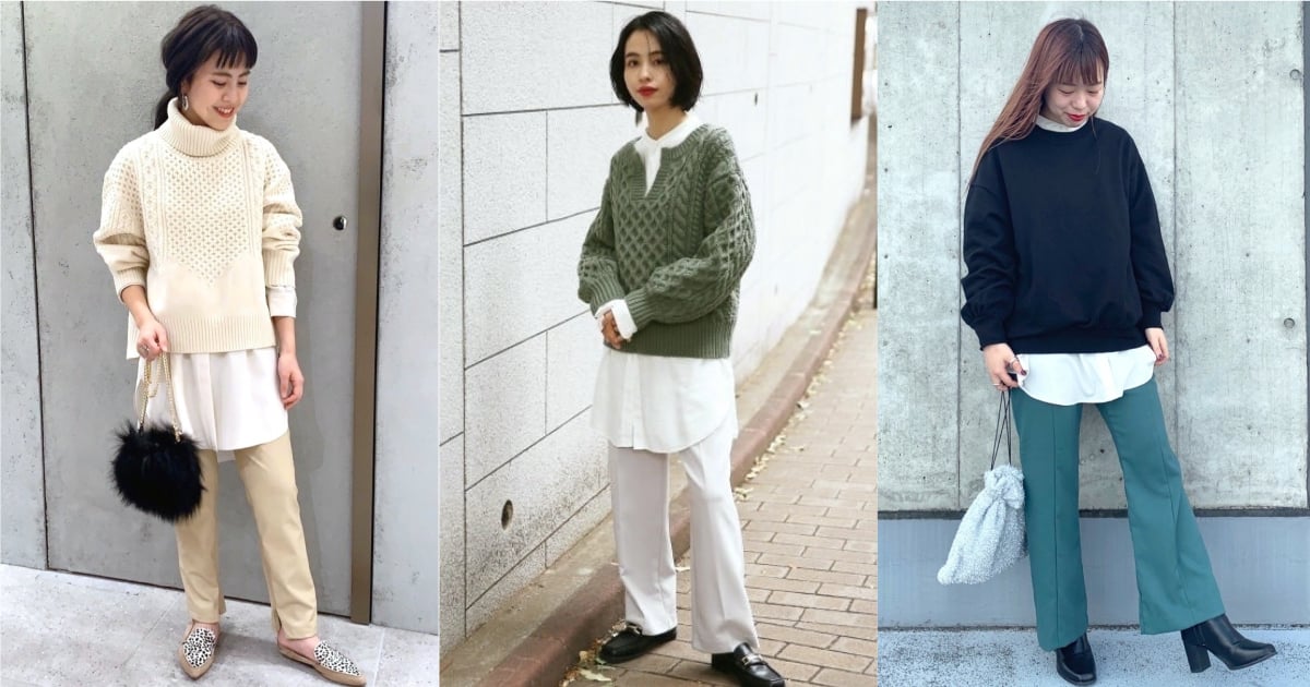 兼具層次感與修身效果！上衣內搭一件「長版襯衫」就能讓穿搭印象大不同 